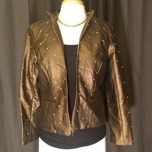 Ruby Rd. bronze metallic jacket